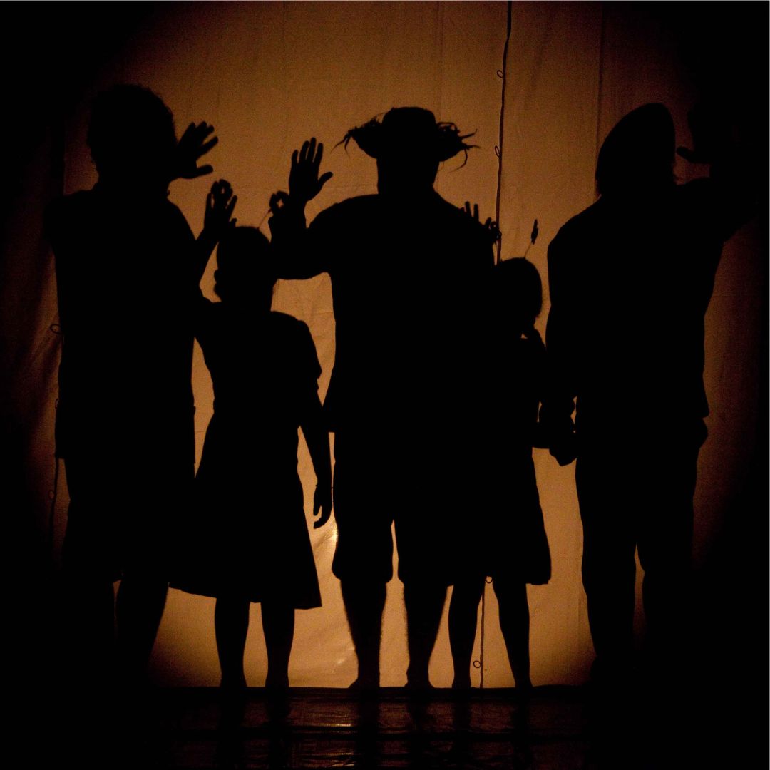 Um corpo de desenho animadoironia